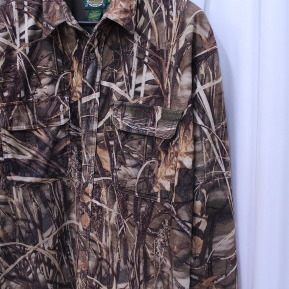 Cabela's Men's Camouflage Shirt - Brown and Green - Picture 6 of 10